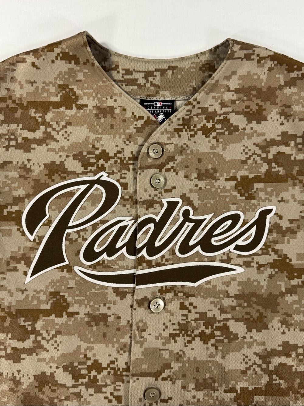 Majestic San Diego Padres Desert Digital Camouflage Baseball Jersey Youth L